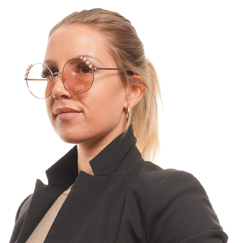 Guess Sonnenbrille aus Roségold-Metall